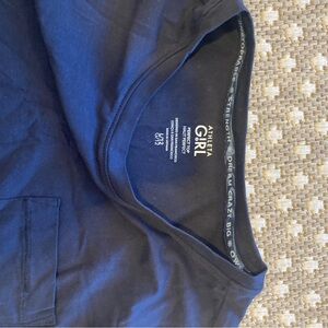 Athleta Girl Navy long sleeve tee